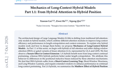 Mechanics of Long-Context Hybrid Models Part 1.1: From Hybrid Attention to Hybrid Position
