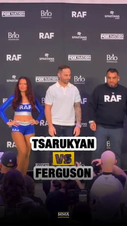 @MMAFighting: Arman Tsarukyan and Tony Ferguson have INTENSE... then very SILLY faceoff ahead of #RAF10. https://t...