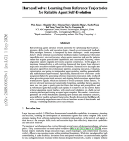 @omarsar0 reposted: Nice paper with great insights on improving self-evolving agents.

Self-evolving...