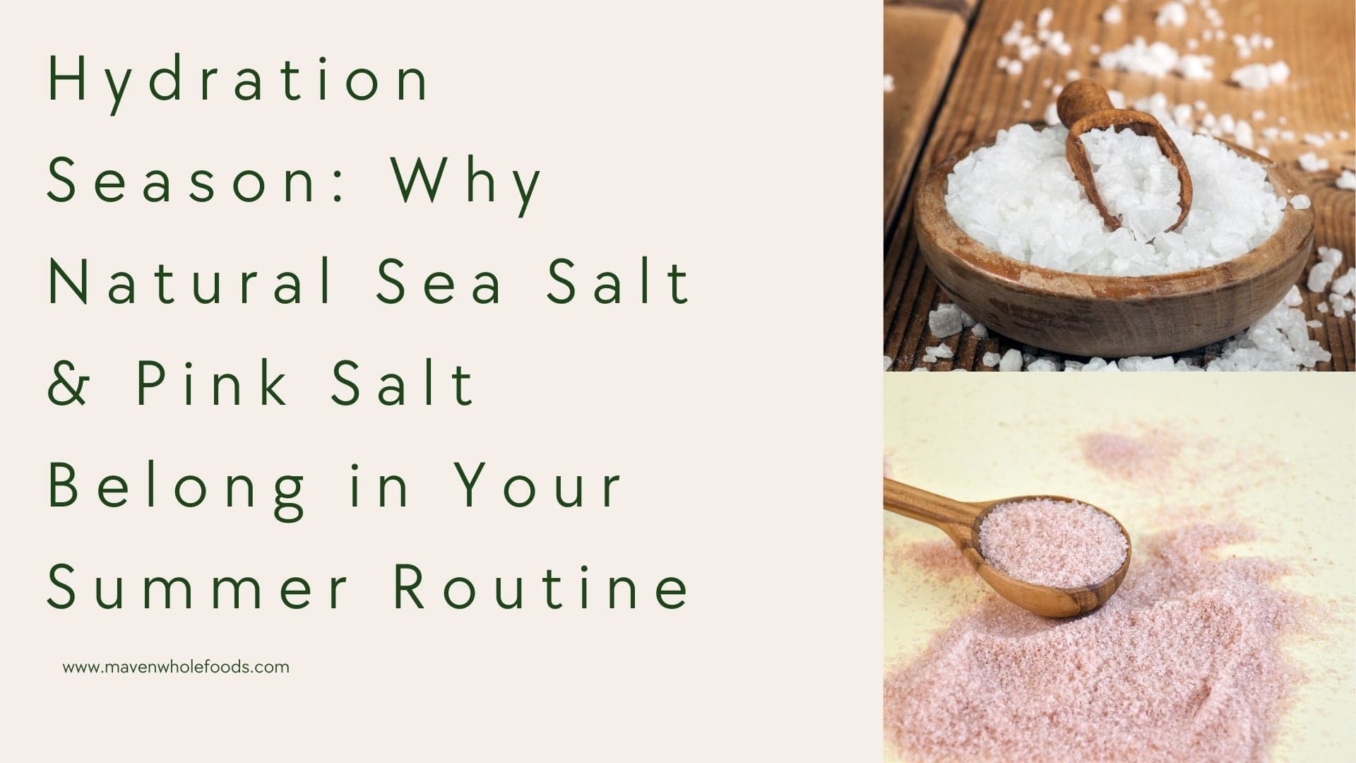Hydration Season: Why Natural Sea Salt & Pink ...