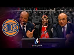 Spike Lee joins Mike Tirico, Reggie Miller after New York Knicks take Game 4 in Atlanta | NBA on NBC
