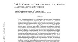 CARE: Certifying Acceleration for Vision-Language-Action Inference