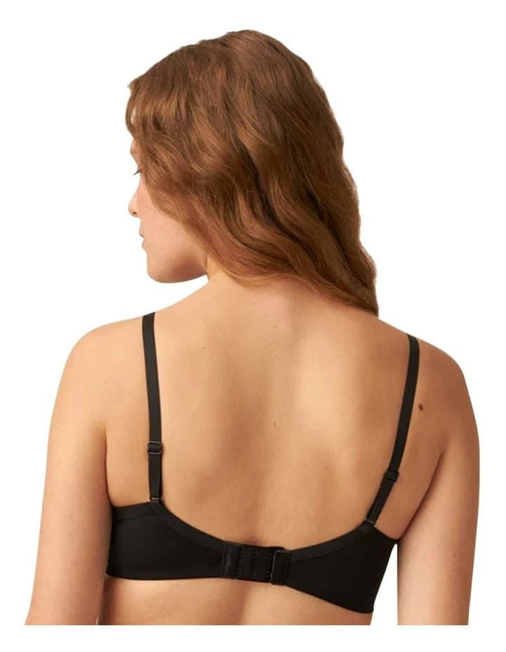 Naturana The Friday Wirefree Recycled Lace Bra in Black | MYER