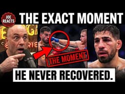 JOE ROGAN REACTS to the EXACT Moment Justin Gaethje BROKE Ilia Topuria