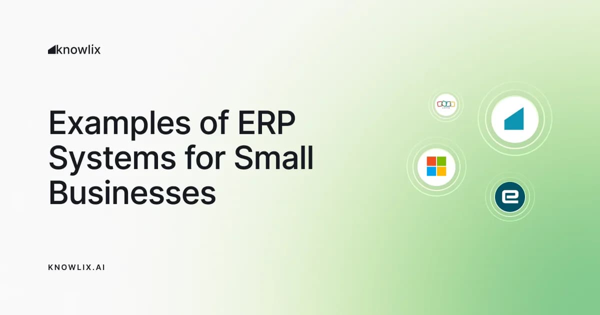 6 Examples of ERP Systems for Small Businesses in 2026