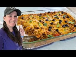 Easy Cheesy Taco Casserole | Easy One Pan Meal!