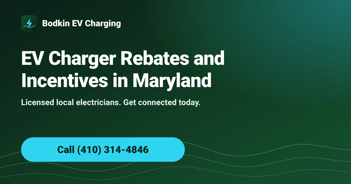 EV Charger Rebate in Maryland: What's Open Now