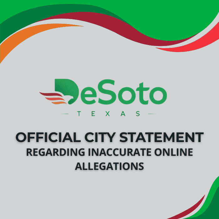 Official City Statement - DeSoto, TX