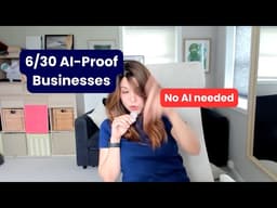 3 AI Resilient Business Ideas That Can Make $10k:Month No Tech Required