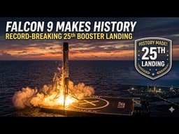 The Unstoppable Rocket: Falcon 9’s Record 25th Landing! | Booster B1077 Makes History (25th Flight)