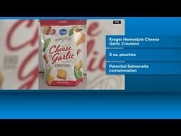Kroger recalls its cheese garlic croutons for salmonella concerns