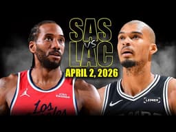San Antonio Spurs vs Los Angeles Clippers Full Game Highlights – April 2, 2026 | NBA Season
