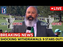 🚨 PGA Tour in BIG TROUBLE After 9 Stars WITHDRAW From US Open!