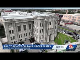 Louisiana lawmakers pass approve bill to reduce judges in Orleans parish