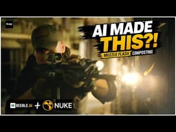 CREATE CINEMATIC MUZZLE FLASH VFX USING AI + NUKE | VFX VIBE