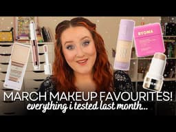 MARCH MAKEUP FAVOURITES! *EVERY* Product I Tested Last Month Beauty Recap Skincare Viral Review!