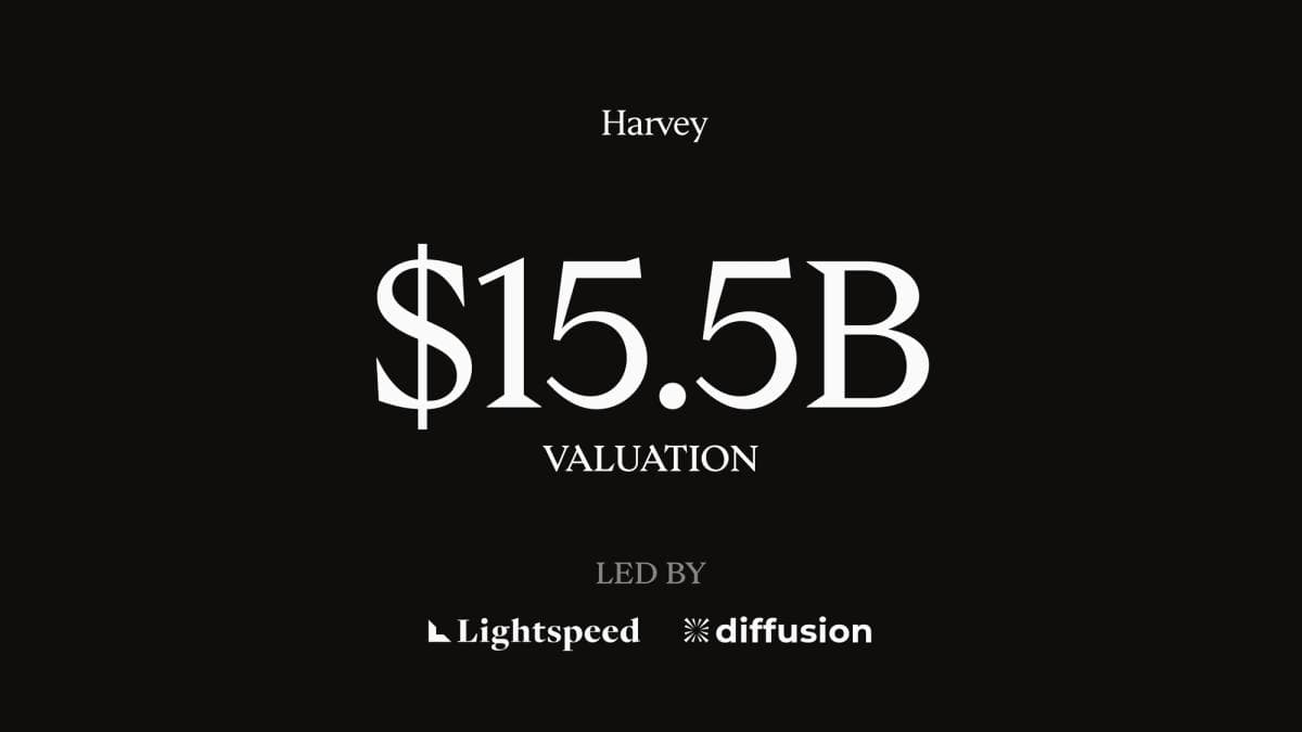 Harvey Raises $550M at a $15.5B Valuation to Help Legal Teams Own Their Intelligence