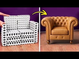 Dollar Store DIY: Trash to Treasure Furniture!