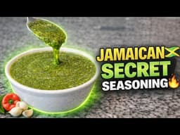 How To Make Authentic Jamaican Green Seasoning 🇯🇲 (Better Than Store Bought!)