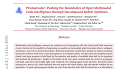 PrismaCoder: Pushing the Boundaries of Open Multimodal Code Intelligence through Decomposed Rubric Synthesis
