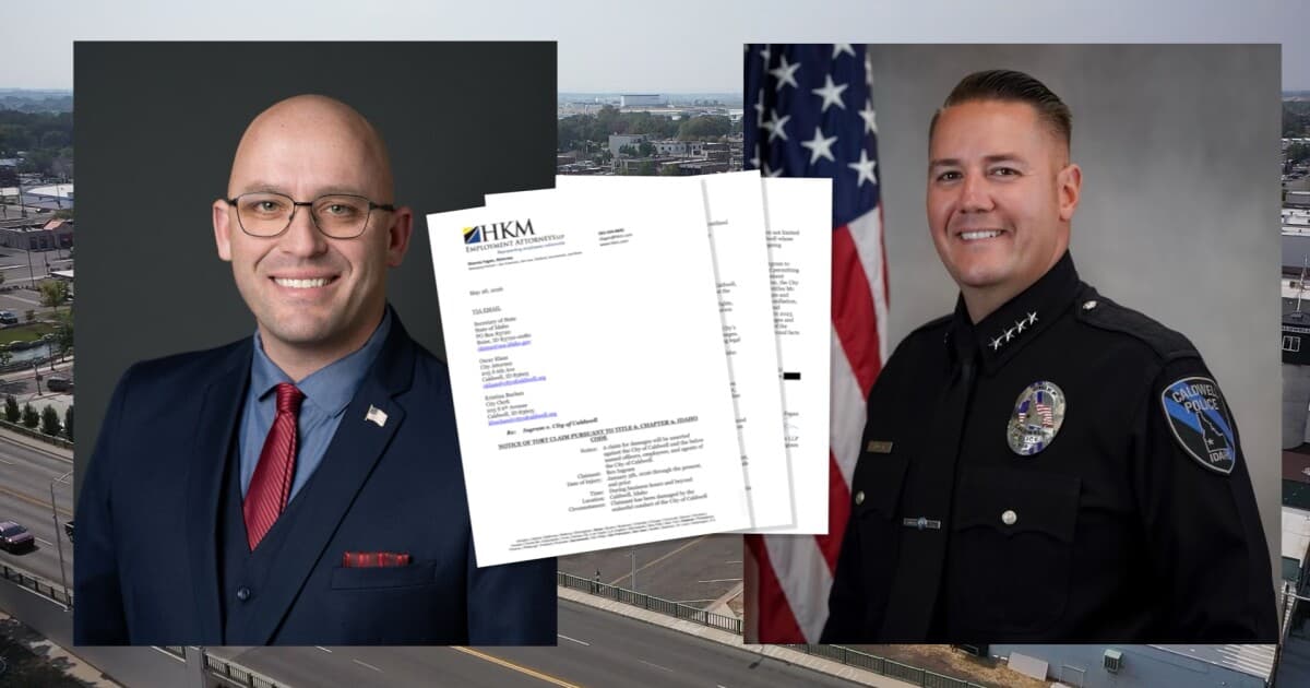 Caldwell police chief filing tort claim against mayor, city alleging retaliation