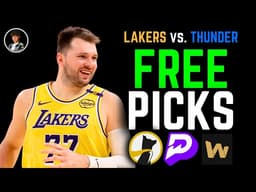 NBA THURSDAY LAKERS vs. THUNDER PICKS | PRIZEPICKS PLAYER PROPS & PREDICTIONS | April 2nd #nba