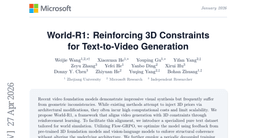 World-R1: Reinforcing 3D Constraints for Text-to-Video Generation