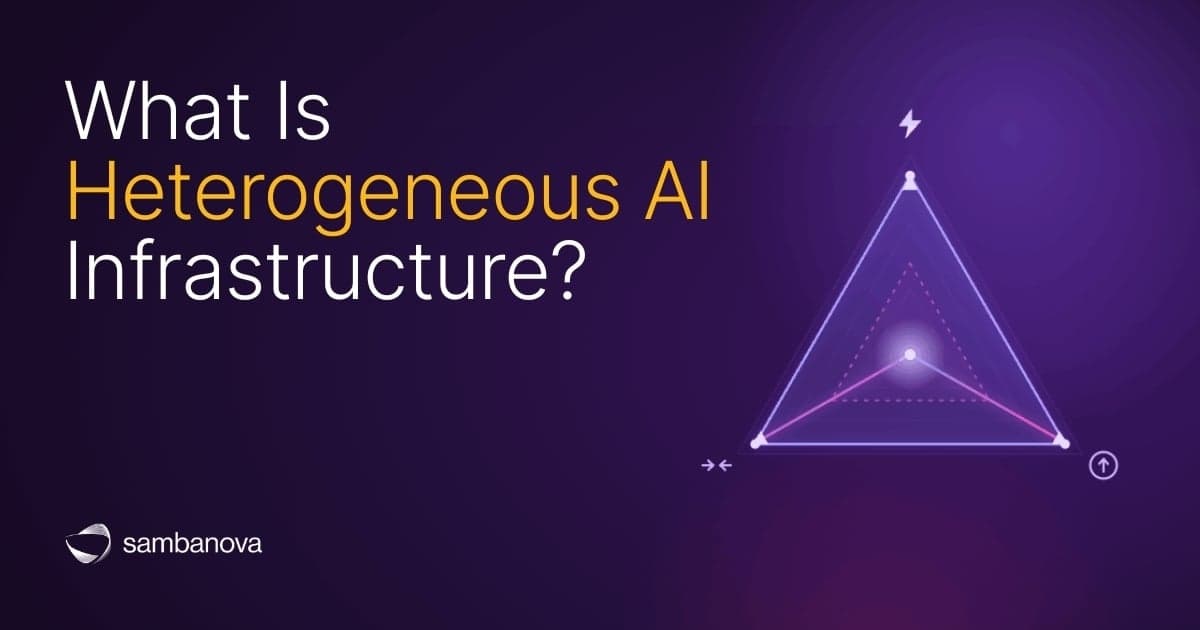What Is Heterogeneous AI Infrastructure?