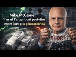 Merci à Mike McGlone pour ce signal haussier caché sur l'Or et l'Argent Métal 