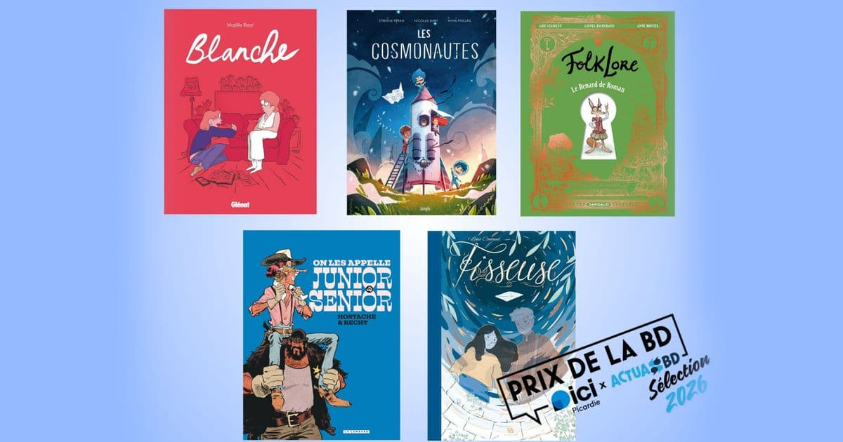 Quelles sont les 5 BD finalistes pour le prix ICI Picardie - ActuaBD 2026 ? - ICI