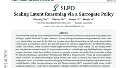 SLPO: Scaling Latent Reasoning via a Surrogate Policy