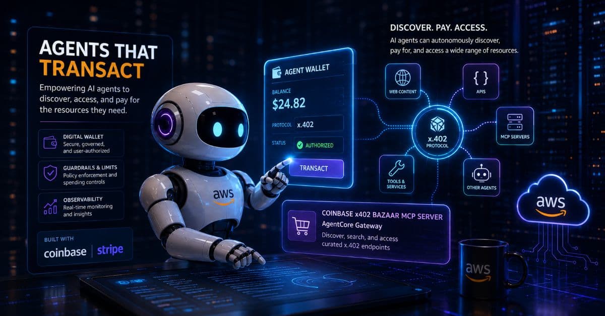 AWS Previews Ability to Process Micropayments on Behalf of AI Agents