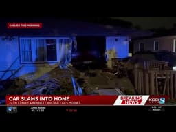 Police: Impaired driver crashes into Des Moines home overnight