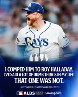 @MLB: Drew Rasmussen’s no-hit bid reminded his manager of a #Postseason legend 💪 https://t.co/9BfFpHM7Dv