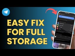Telegram Storage Full? Easy Fix to Clear Cache & Data