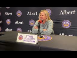 Lynne Roberts on Kate Martin’s playing time against the Portland Fire and her impact of the bench