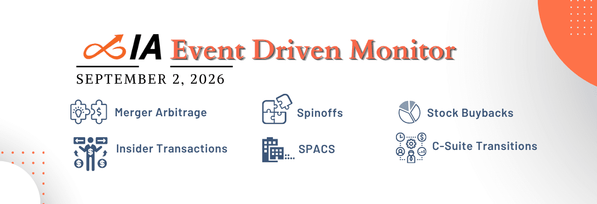 InsideArbitrage Event Driven Monitor – September 2, 2026