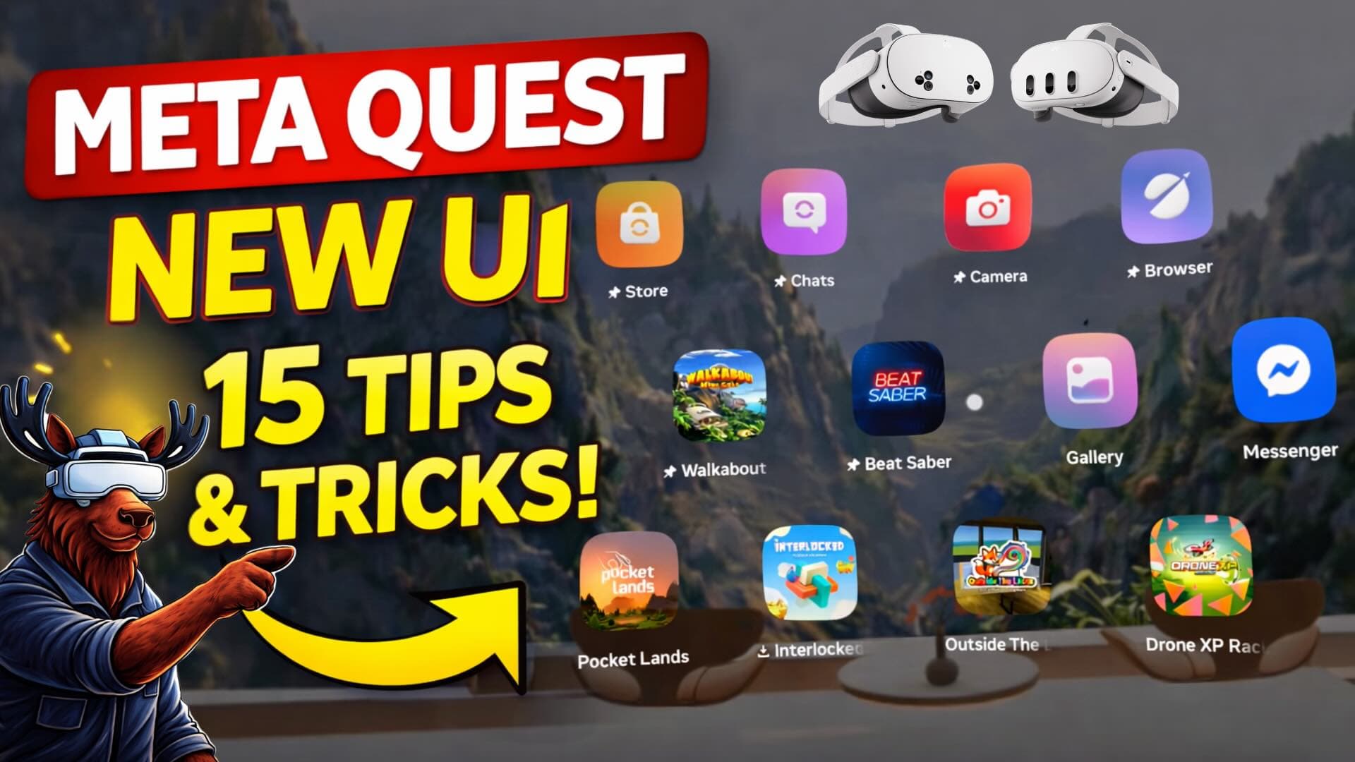 Quest platform signals — Rec Room shutdown, Horizon OS v2.3 UI/perf preview (bugs/tips), Unity-Meta alliance +7% stock, passthrough fixes, Quest 4 leaks