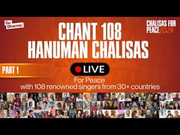 108 Hanuman Chalisas for Peace | Hanuman Janmotsav 2026 - World’s Biggest Chanting Event | Part 1