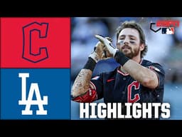 Cleveland Guardians vs. Los Angeles Dodgers | Full Game Highlights | ESPN MLB