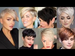 Stunning Pixie Haircuts with Bangs for Every Face Shape 👸✂️Textured Pixie with Bangs Inspiration 🌈📸