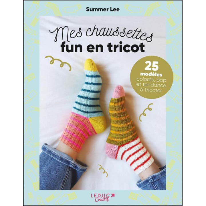 Mes chaussettes fun en tricot - Le Chat qui Tricote