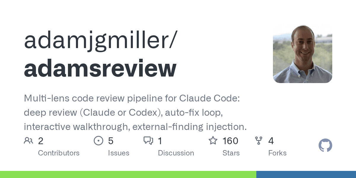 Show HN: adamsreview – better multi-agent PR reviews for Claude Code