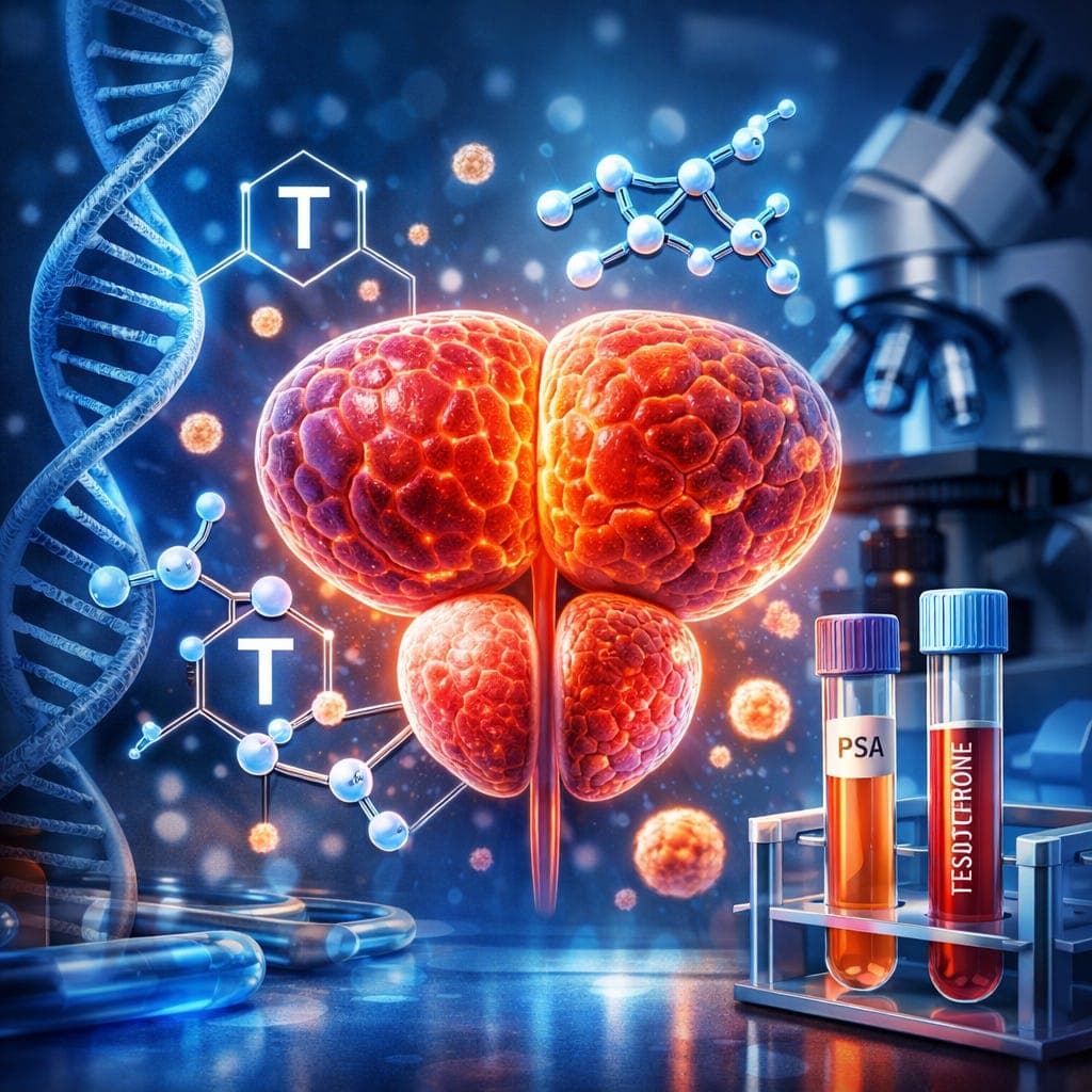 Low testosterone linked to higher risk of aggressive prostate cancer progression — clinical nuance