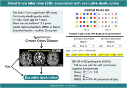 Silent brain infarction is associated with executive ...