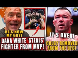 Dana White STEALS fighter from MVP! Colby Covington REMOVED from the UFC roster! Poirier RIPS Diaz!
