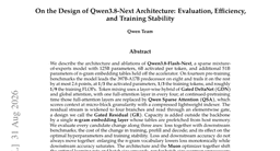 On the Design of Qwen3.8-Next Architecture: Evaluation, Efficiency, and Training Stability