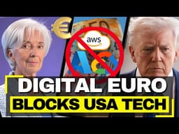 ECB KICKS OUT Amazon/Microsoft - Digital Euro on EU-Only Clouds, US Can't Touch European Money