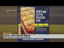 Cheese bread sold at Costco, Walmart recalled over salmonella concerns