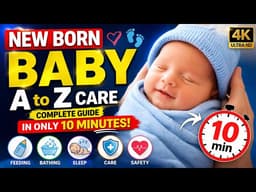 New Born Baby A to Z Care in Only 10 Minutes 👶 | Complete Guide for New Parents 